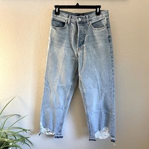 Express Light Wash Dad Jean 6R